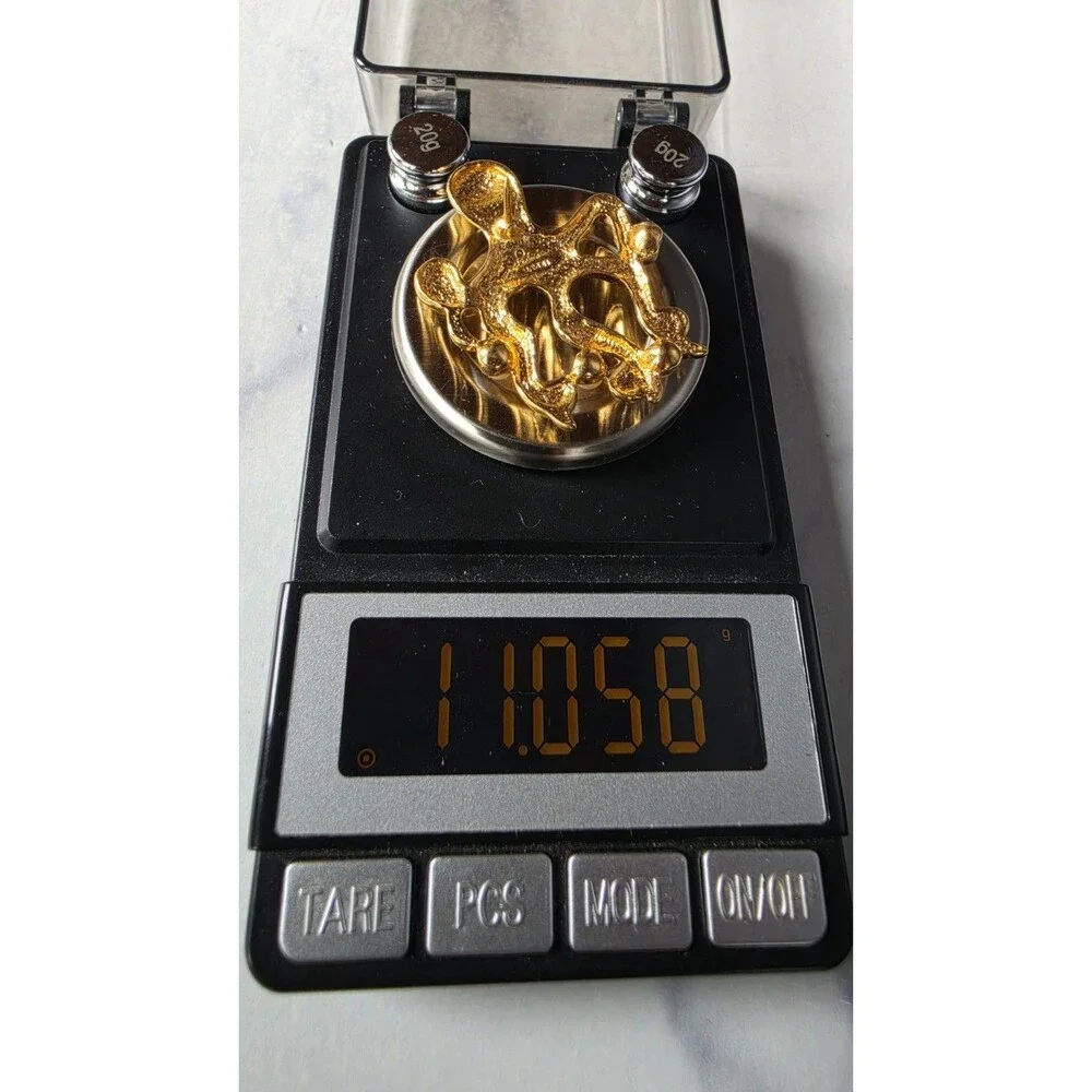 Avon Octopus Faux Pearl And Rhinestone Gold Tone Metal Pin Vintage READ